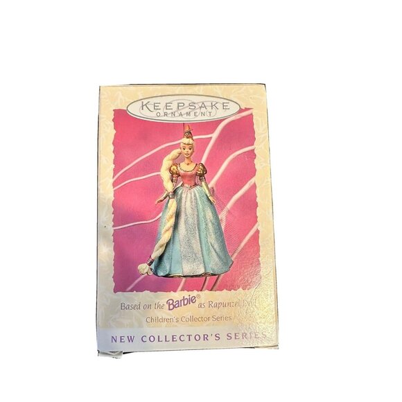 1997 Hallmark Keepsake Ornament Barbie As Rapunzel Childrens Collector Series Ne - Picture 1 of 6
